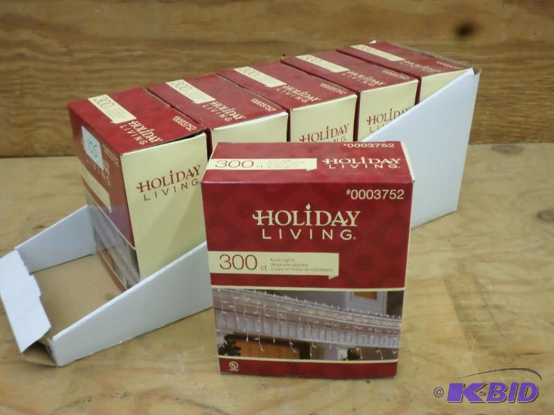 Case Of (6) 300ct Icicle Light Sets, # 000375...