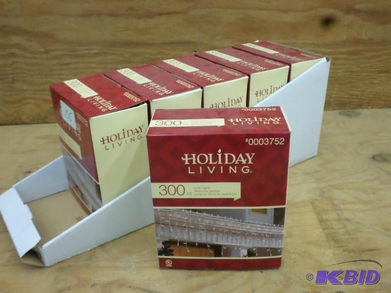 Case Of (6) 300ct Icicle Light Sets, # 000375...
