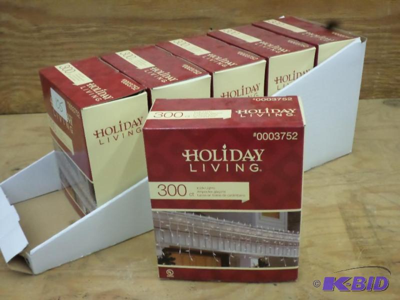 Case Of (6) 300ct Icicle Light Sets, # 000375...
