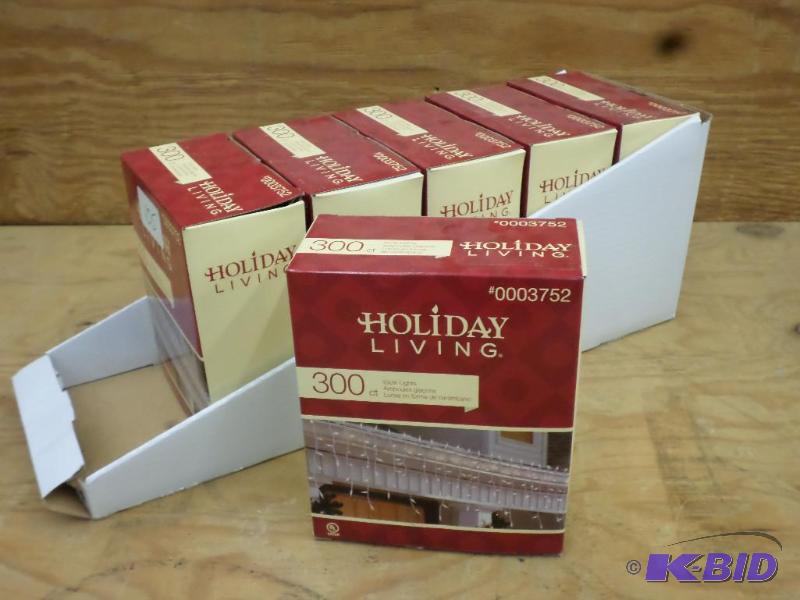 Case Of (6) 300ct Icicle Light Sets, # 000375...