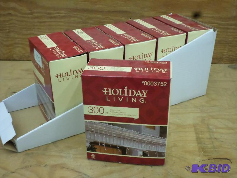 Case Of (6) 300ct Icicle Light Sets, # 000375...