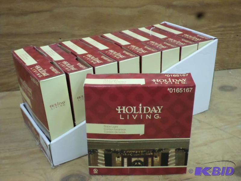Case Of (9) 18ft Rope Light Sets, # 0165167...