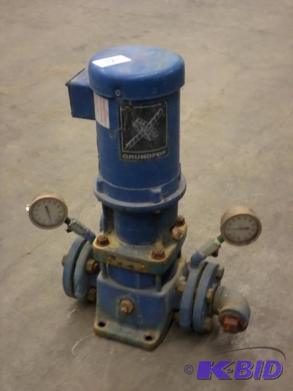 Bgrundfos Industrial Pump With Baldor 3-Phase...