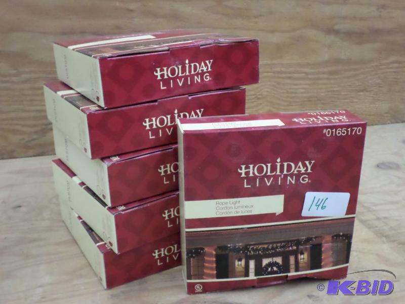 (6) Sets Of 18ft Rope Lights, #065170...
