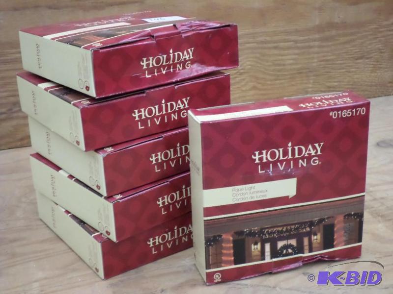 (6) Sets Of 18ft Rope Lights, #065170...