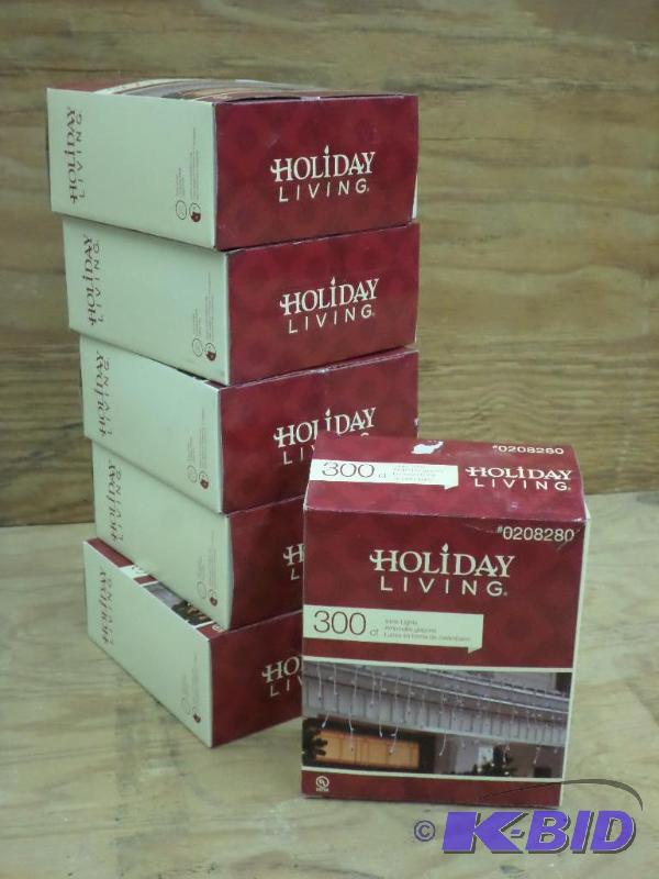 (6) Sets Of 300ct Icicle Light Sets, #0208280...