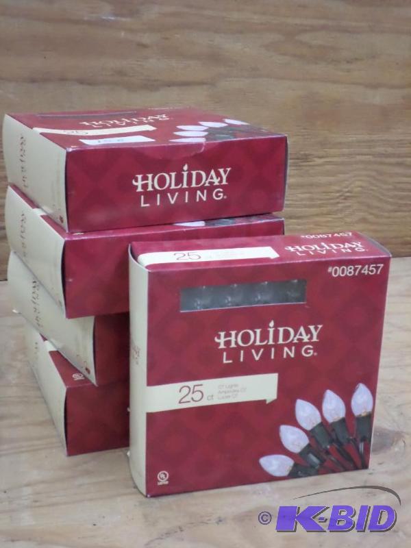 (5) Sets Of 25ct C7 Light Sets, #0087457...