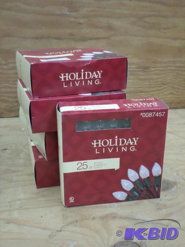 (5) Sets Of 25ct C7 Light Sets, #0087457...