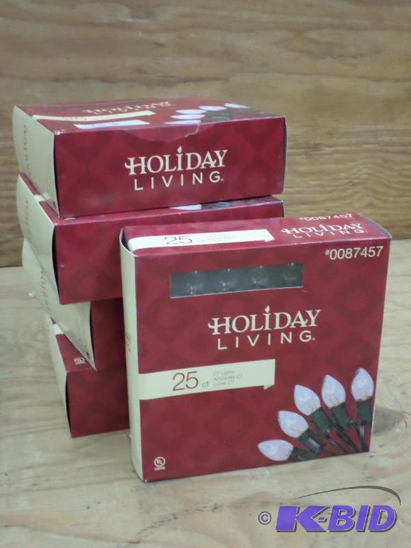(5) Sets Of 25ct C7 Light Sets, #0087457...