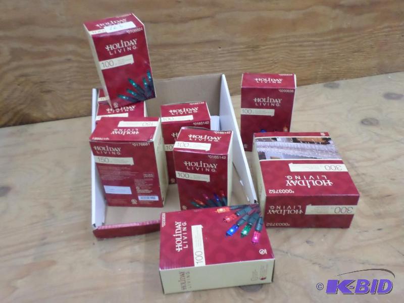 (9) Sets Of Various Holiday Lights...