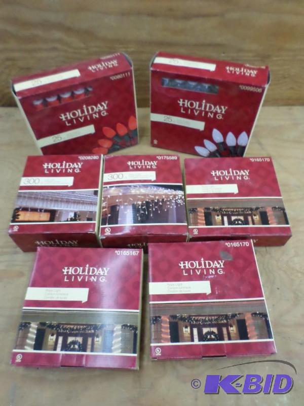 (7) Sets Of Various Holiday Lights...