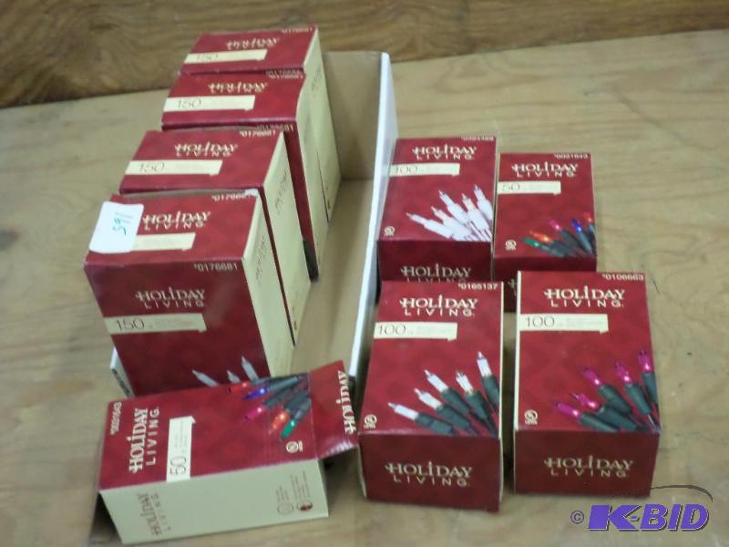 (9) Sets Of Various Holiday Lights...