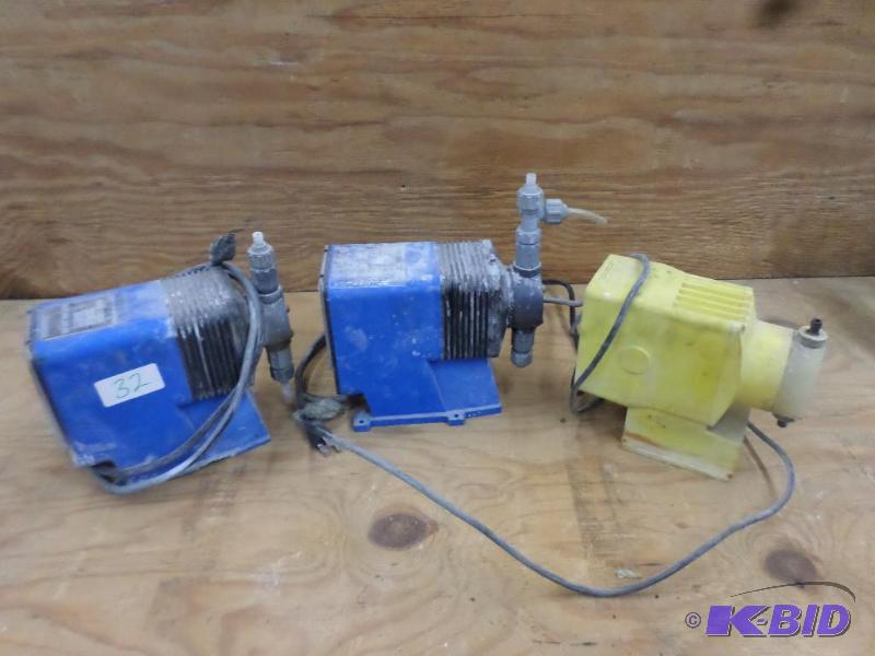(3) 120Vot Electronic Meter Pumps...