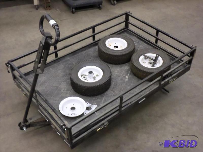 28&quotx48&quot Utility Cart With Fiold Dow...
