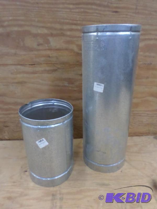 (2) Sections Of 8&quot Galvanized Stove Pipe...