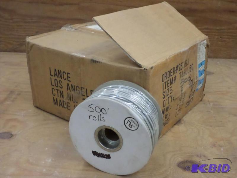Case Of (6) 500ft Rolls Of 115Volt Insulated ...