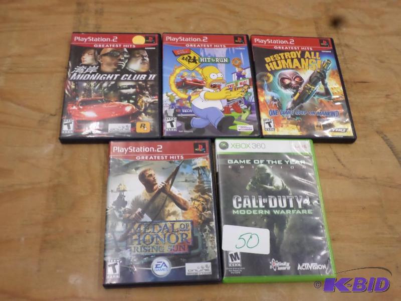 Lot Of PS2 &amp XBOX Video Games...