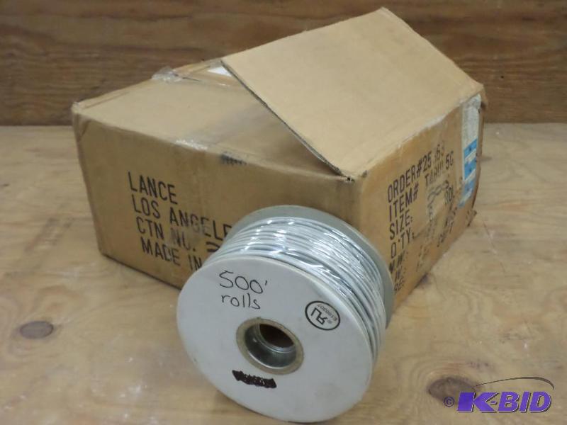 Case Of (6) 500ft Rolls Of 115Volt Insulated ...