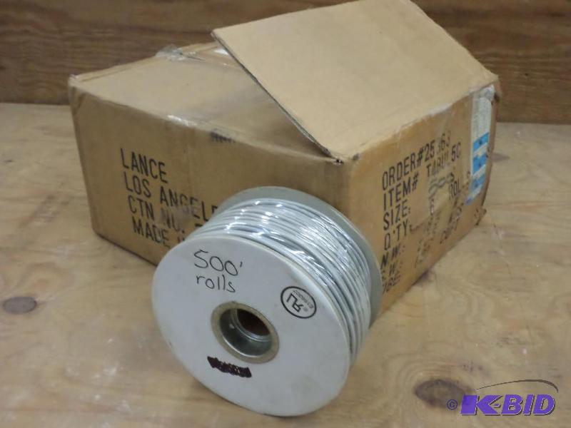 Case Of (6) 500ft Rolls Of 115Volt Insulated ...