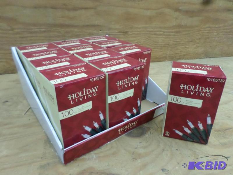 Case Of (12) 100ct Mini-Light Sets, #0615137...