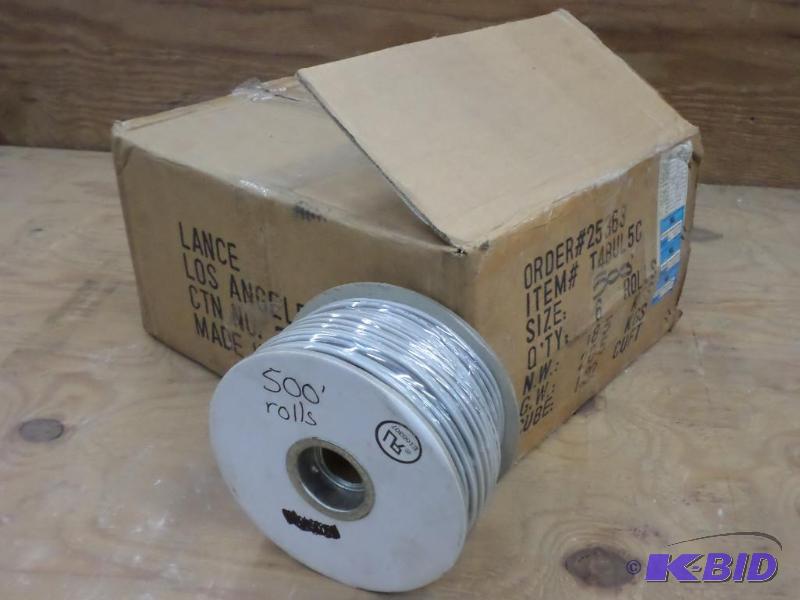 Case Of (6) 500ft Rolls Of 115Volt Insulated ...