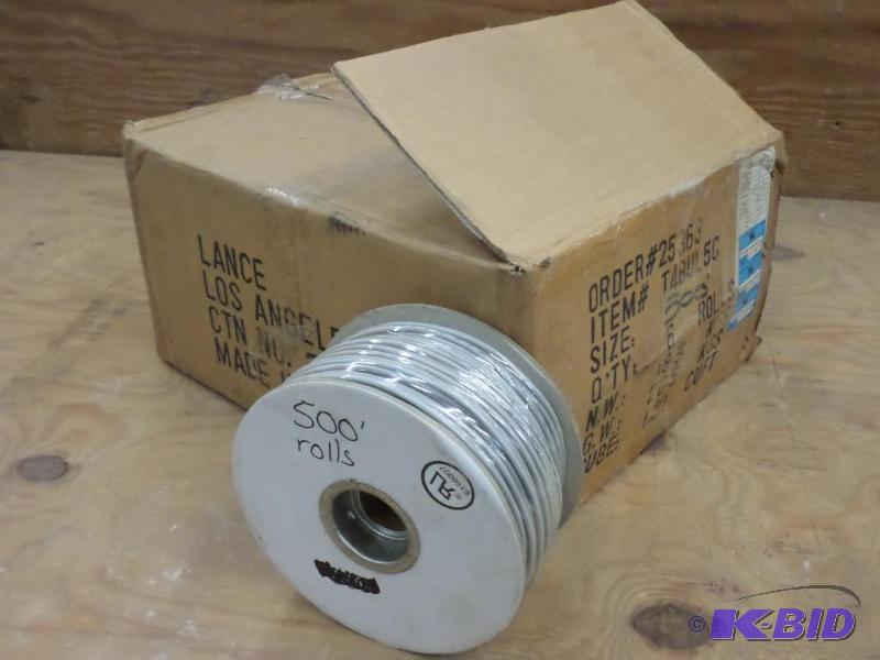 Case Of (6) 500ft Rolls Of 115Volt Insulated ...