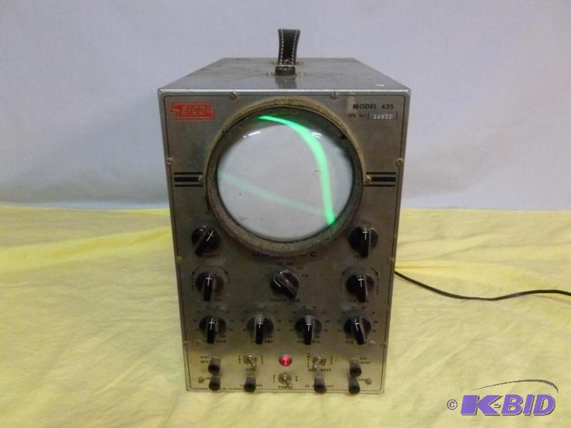lot 1 image: Large Vintage Eico&nbspOscilloscope Model 42...