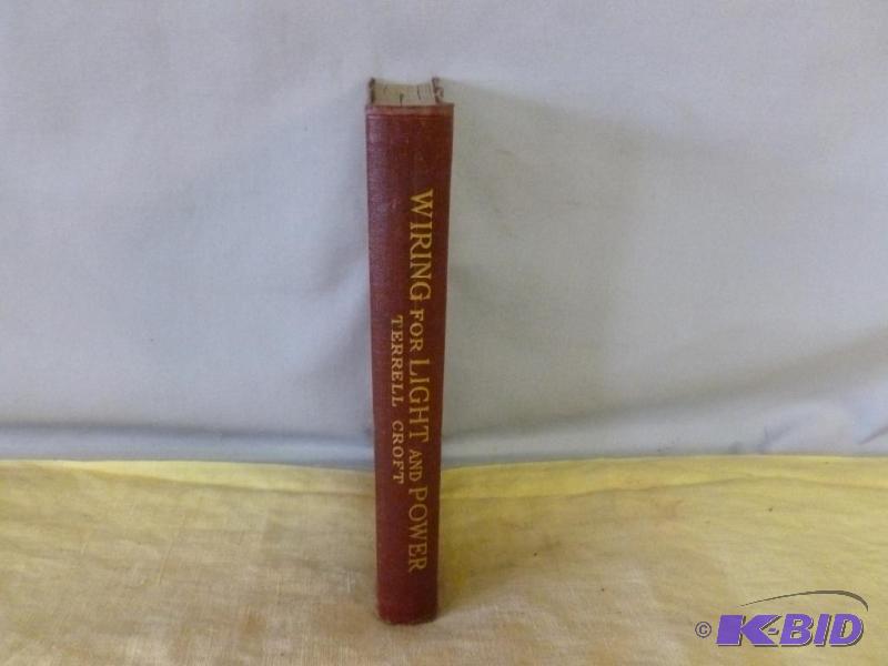 lot 136 image: Antique Book - Wiring For Light And Power - 1...