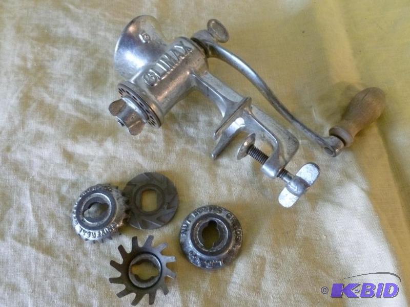 lot 21 image: Vintage L.F & C Climax 5 meat grinder, ma...