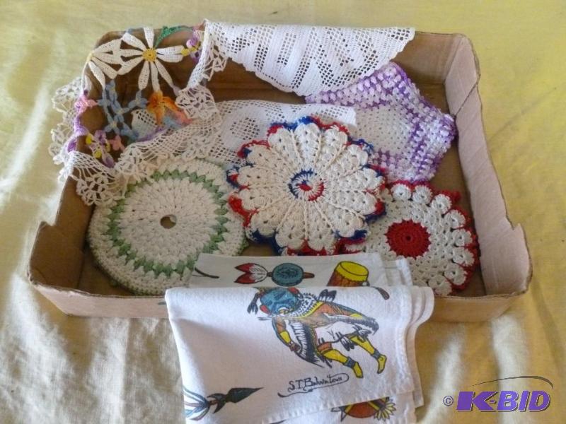 lot 26 image: Lot of vintage fancy works and related items....