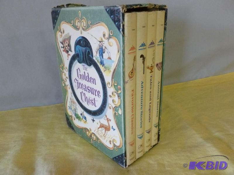 lot 40 image: Large Vintage Book Set - The Golden Treasure ...