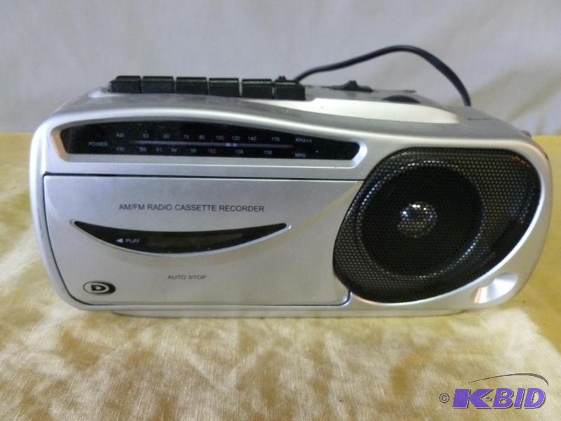 lot 42 image: Durabrand AMFM with cassette recorder shelf ...