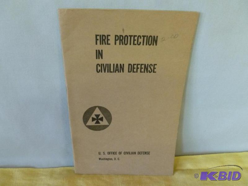 lot 67 image: Vintage 1941 U.S Office Of Civilian Defense B...