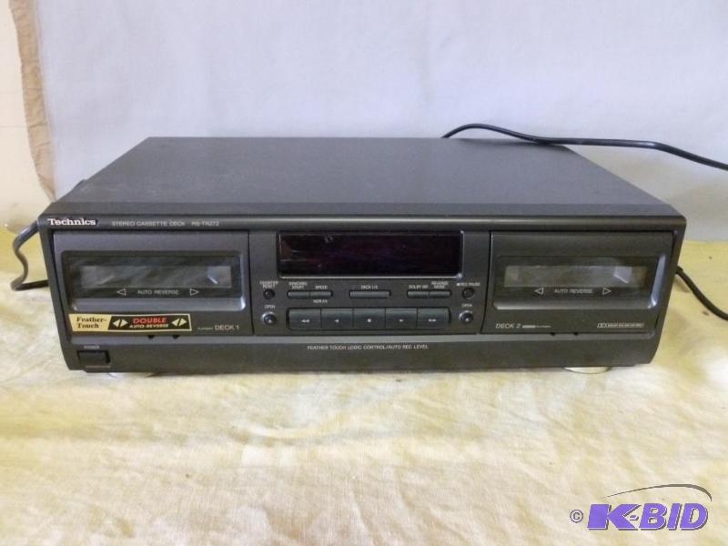 lot 74 image: Technics Stereo Cassette Deck model RS-TR272,...