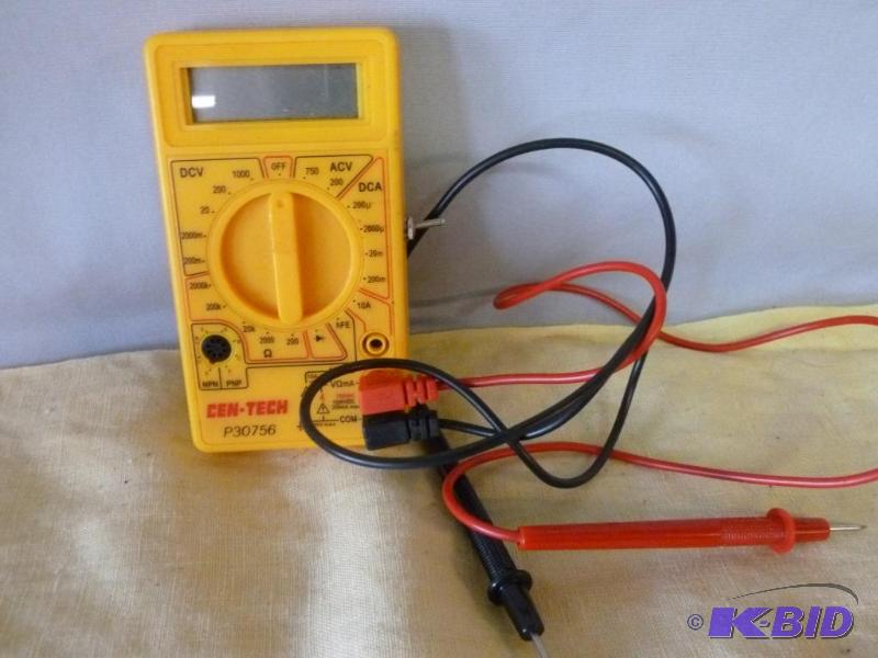 lot 79 image: Cen-Tech electrical tester model P30756, powe...