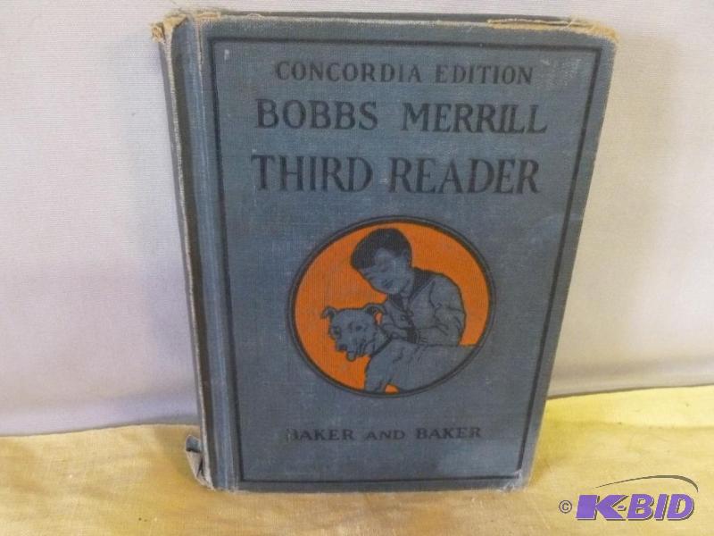 lot 87 image: Antique Book - Bobbs Merrill Third Reader&nbs...