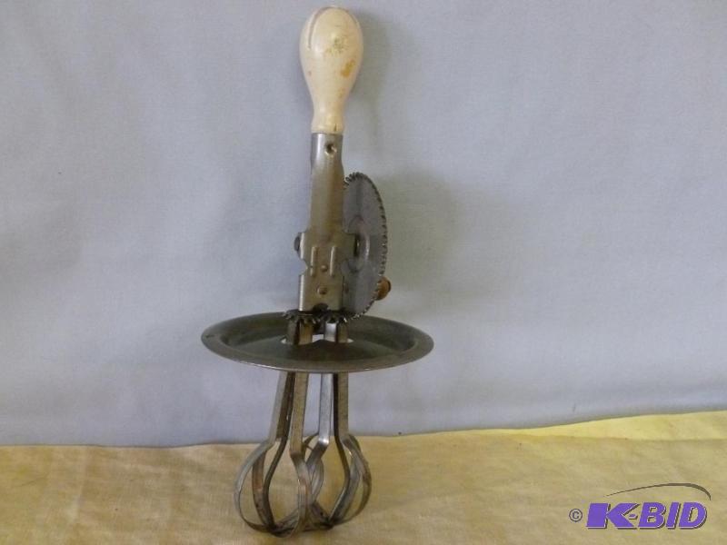 lot 95 image: Vintage A&ampJ jar beater that measures 11 3...