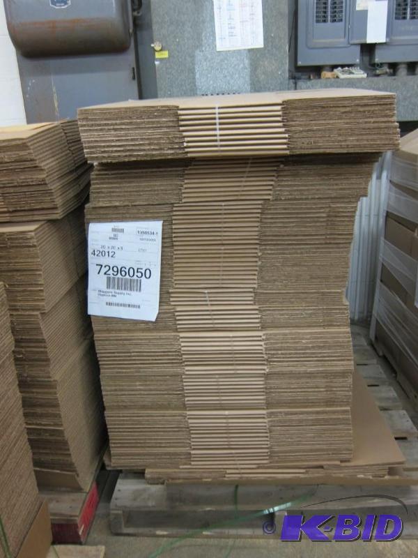 lot 10 image: 20 x 20 x 9 Shipping Boxes