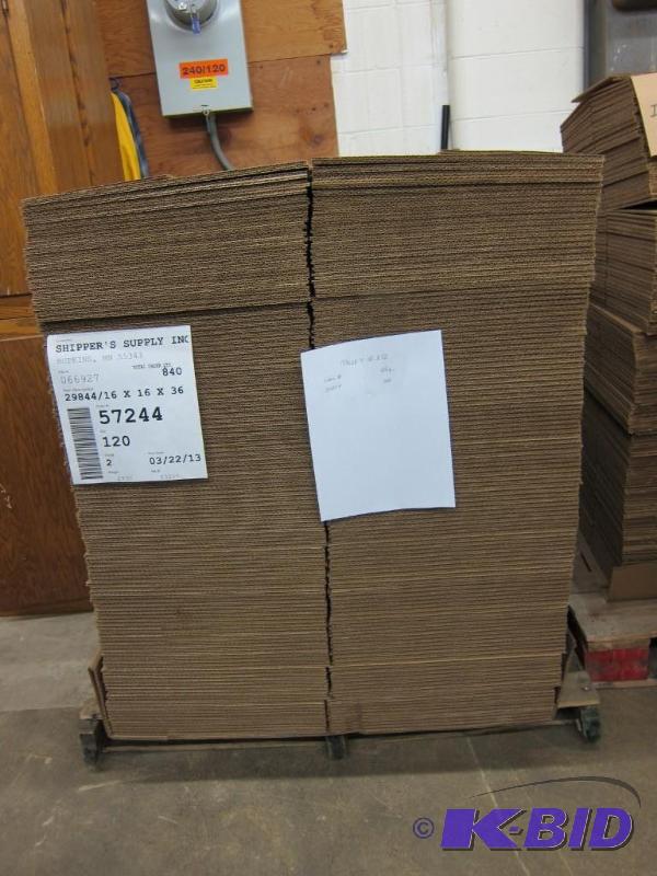 lot 3 image: 16 x 16 x 36 Shipping Boxes