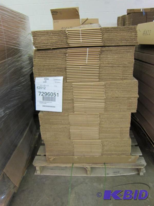 lot 31 image: 20 x 20 x 9 Shipping Boxes