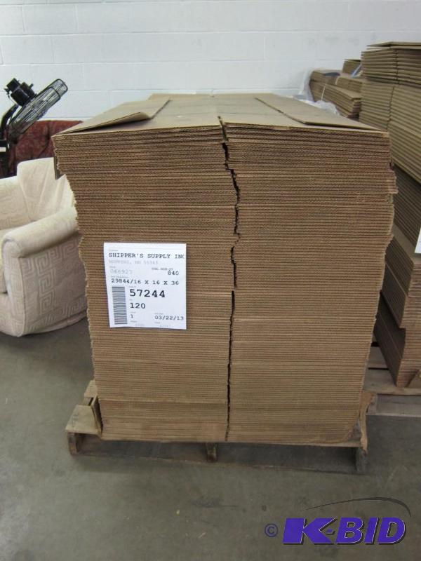 lot 39 image: 16 x 16 x 36 Shipping Boxes