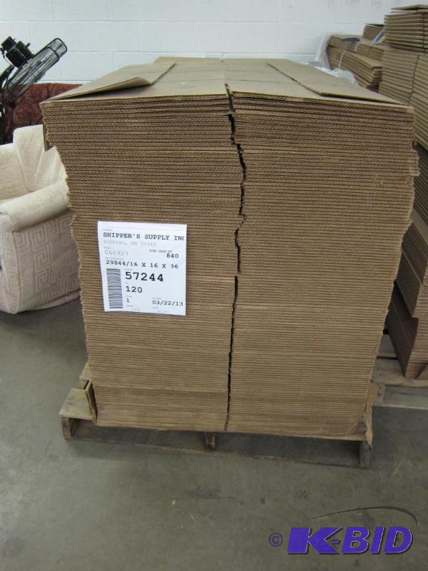 lot 40 image: 16 x 16 x 36 Shipping Boxes