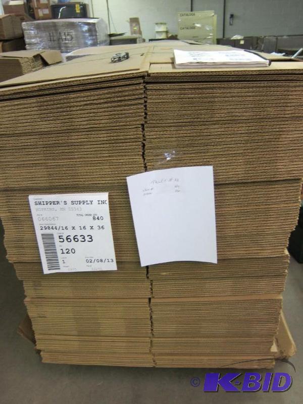 lot 44 image: 16 x 16 x 36 Shipping Boxes