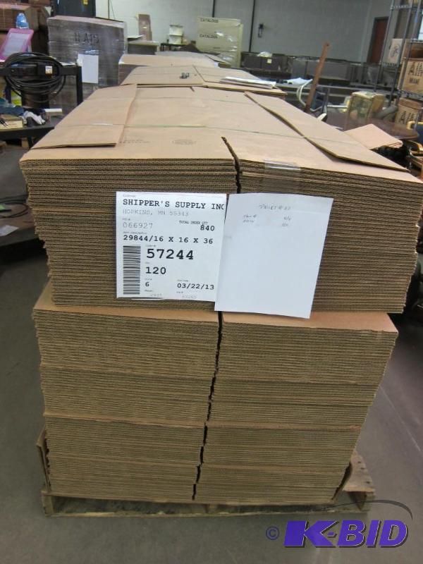 lot 45 image: 16 x 16 x 36 Shipping Boxes