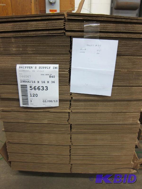 lot 6 image: 16 x 16 x 36 Shipping Boxes