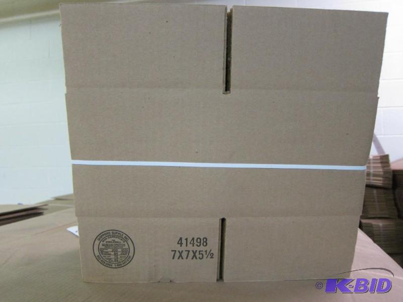 lot 61 image: 7 x 7 x 5.5 Shipping Boxes