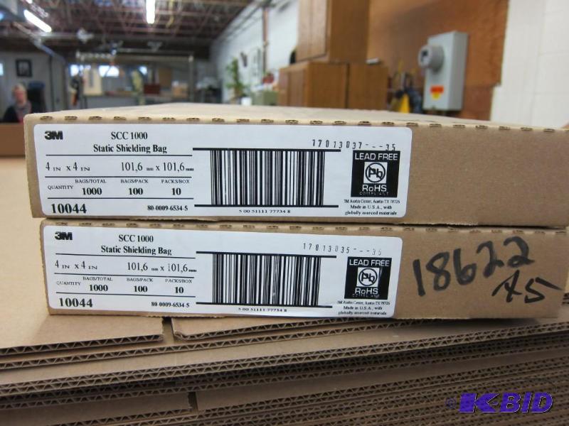 lot 67 image: 4 x 4 Open End Static Shielding Bags