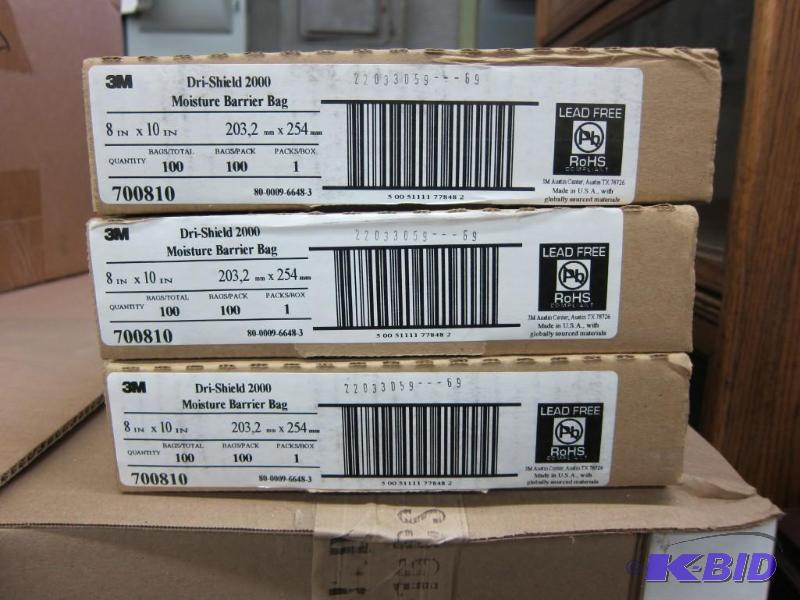 lot 68 image: 8 x 10 3.6mil Dri-Shield Moisture Barrier Bag
