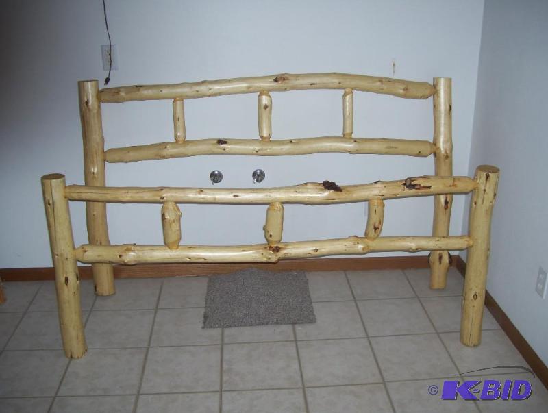 Log Headboard and Footboard