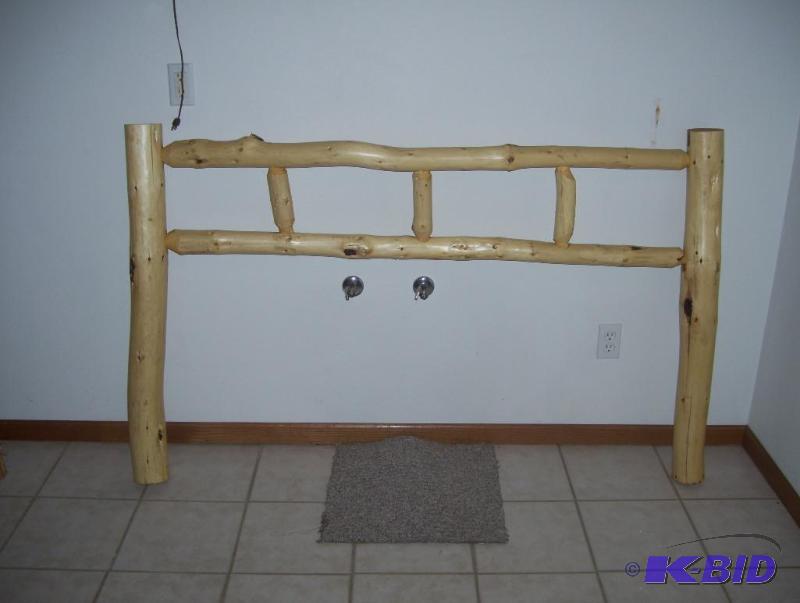 Log Headboard